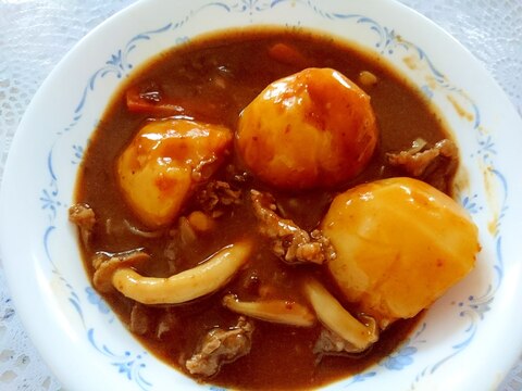 肉じゃがリメイク☆煮込まないカレー